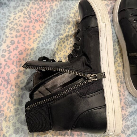 Kenneth Cole Kan High Top Sneaker – Black – Men's Size 9.5 US - Picture 5 of 6